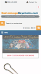 Mobile Screenshot of customlogokeychains.com